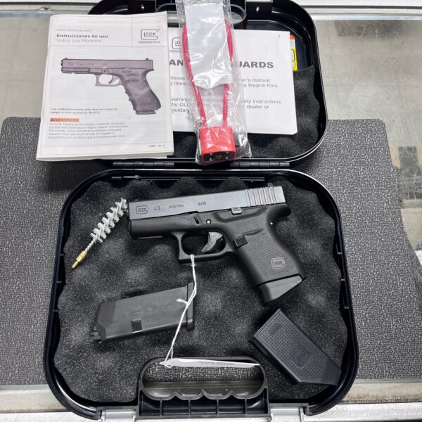 Used Glock 43 9mm w/ two mags