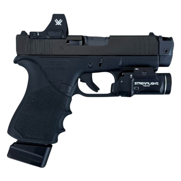 Used Glock 43X 9mm MOS W/ Vortex Defender Radian Ramjet Afterburner Streamlight TLR-7X Sub