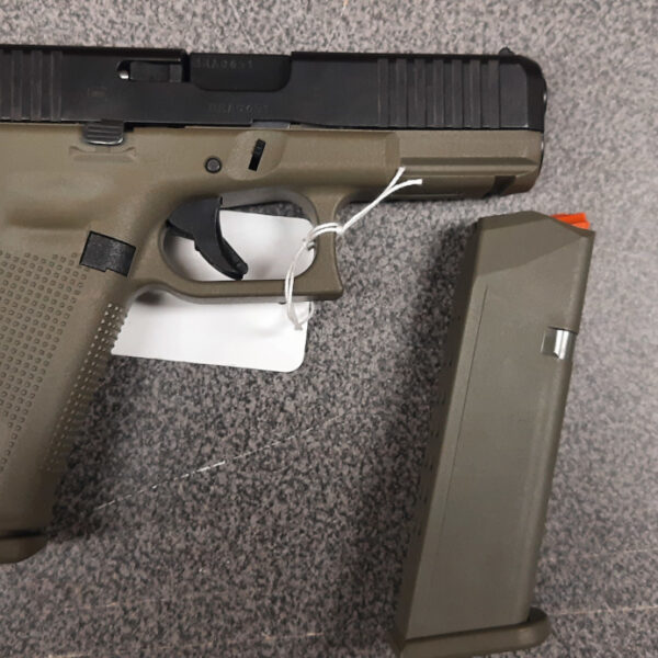 Used Glock 45 9mm OD Green - Great Condition!