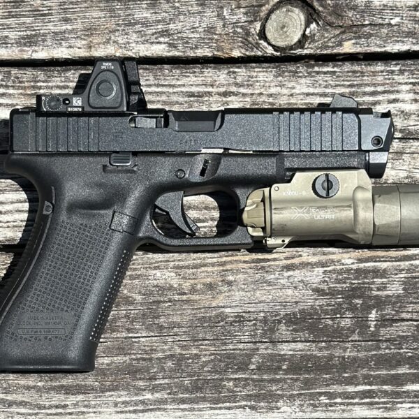 Used Glock 45 9mm W/ Trijicon RMR & Radian Afterburner Ramjet Surefire X300 Ultra