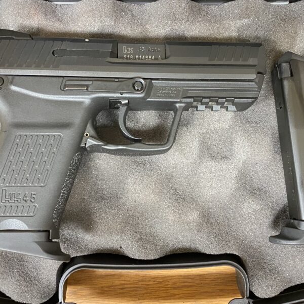 Used Heckler & Koch HK45C 45 ACP 2-8 rd Mags Luminescent Sights
