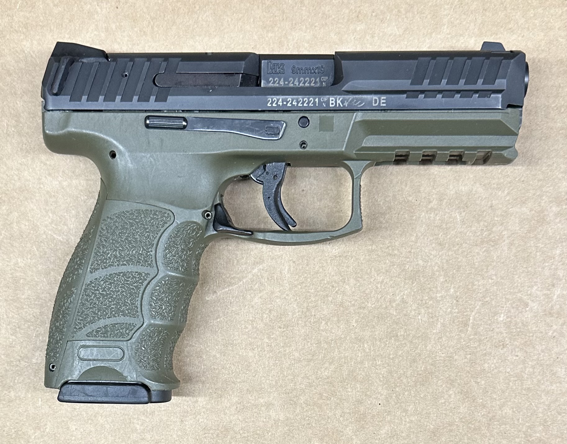 Used Heckler & Koch VP9 9mm OD Green M700009GR-A5