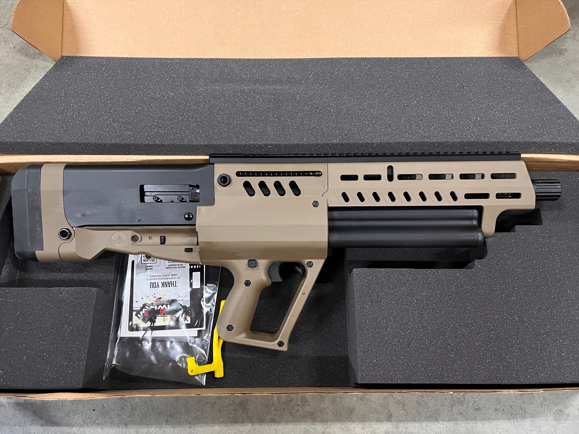 USED IWI Tavor TS12 12 Ga FDE Bullpup 15 Round Capacity TS12F