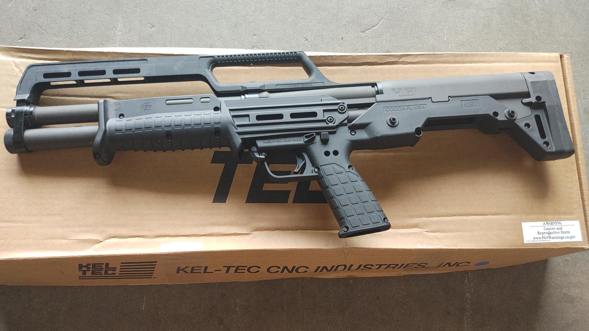 USED Keltec KS7 12 GA KS-7 KSG Kel-Tec 6+1 Capacity KS7BLK