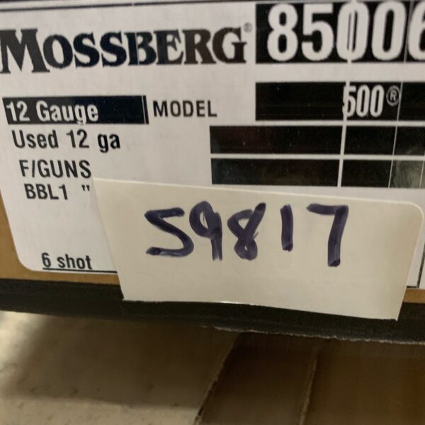Used Mossberg 500 59817 12G 59817 18 Inch LH