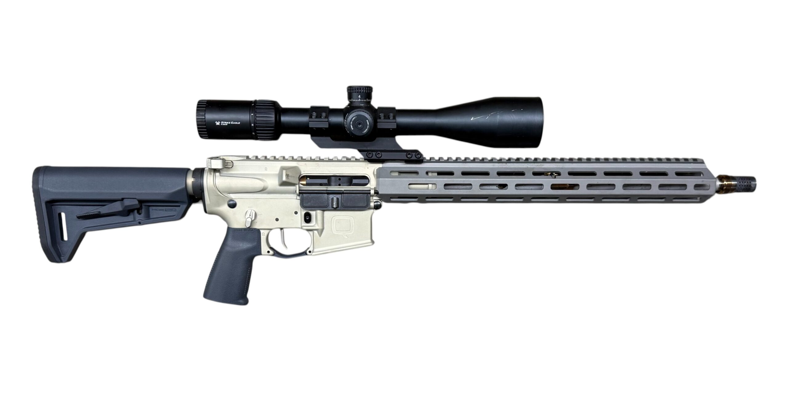 Used Q Sugar Weasel 556 Nato 16" Barrel W/ Vortex Strike Eagle 4-24x50 Scope