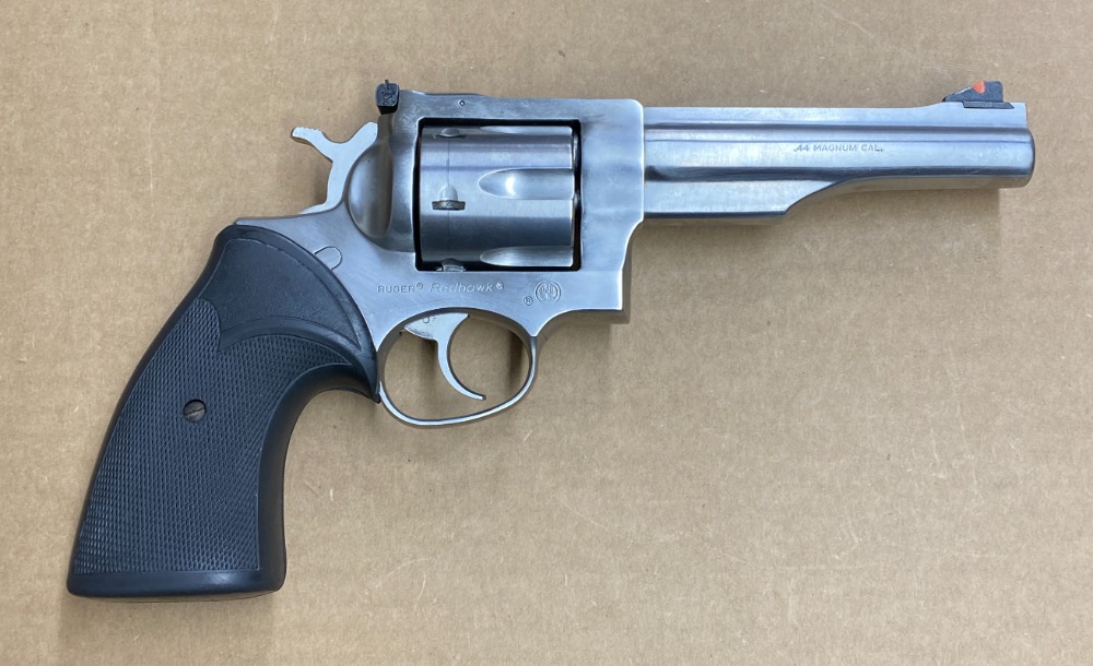 Used Ruger Redhawk 44 Mag Pachmayr Grips 5.5" Barrel