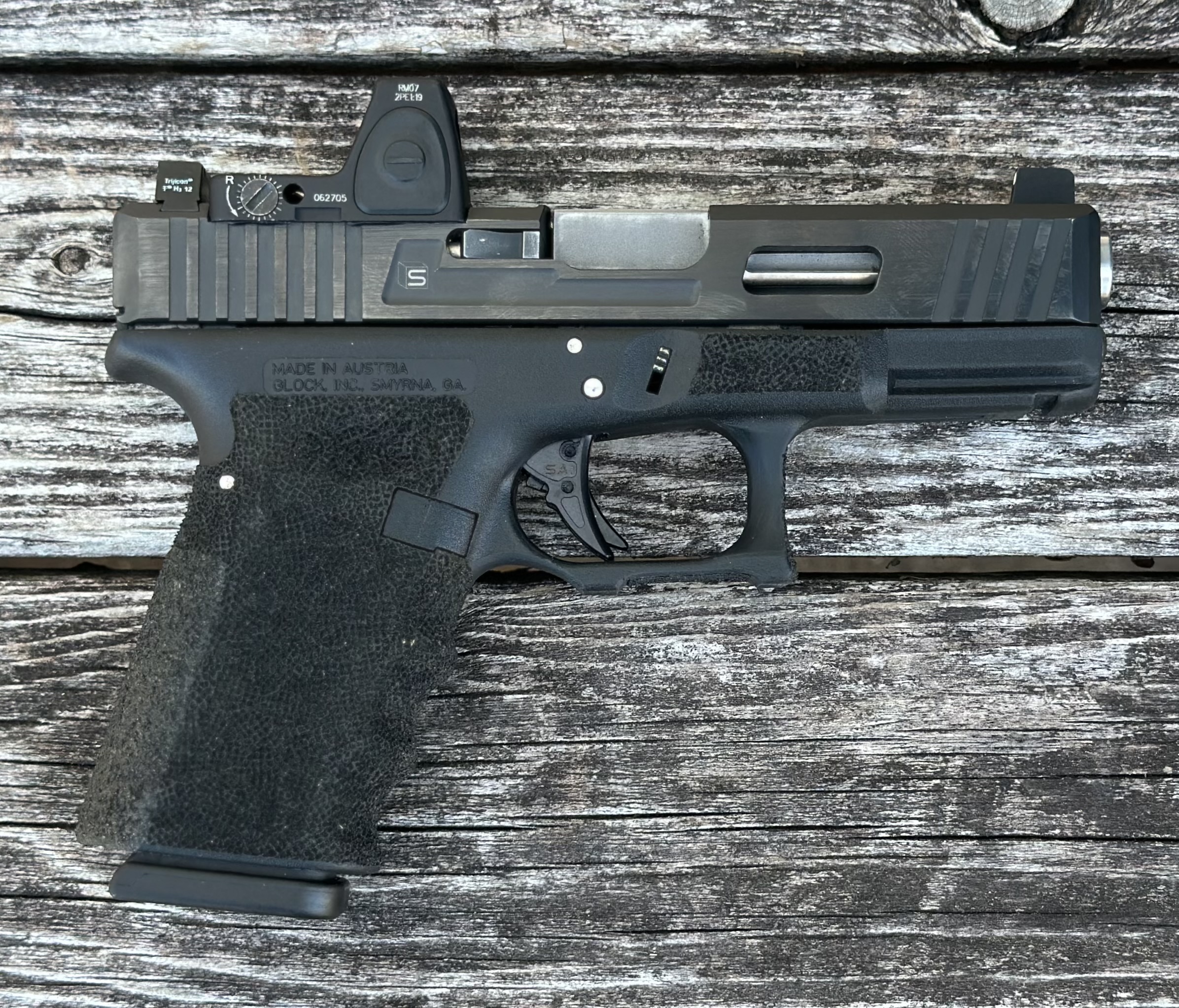Used Salient Arms Tier 1 Glock 19 Gen 3 9mm W/ Trijicon RMR