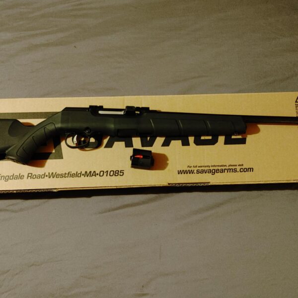 Used Savage A22 22 Magnum Rifle 2-10 rd magazines 47400