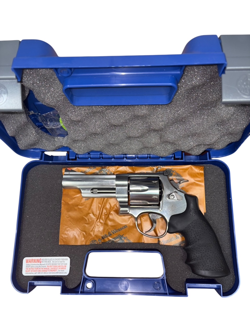 Used Smith & Wesson 629-6 .44 Magnum – 4" Stainless, Rubber Grips, Classic N-Frame Power