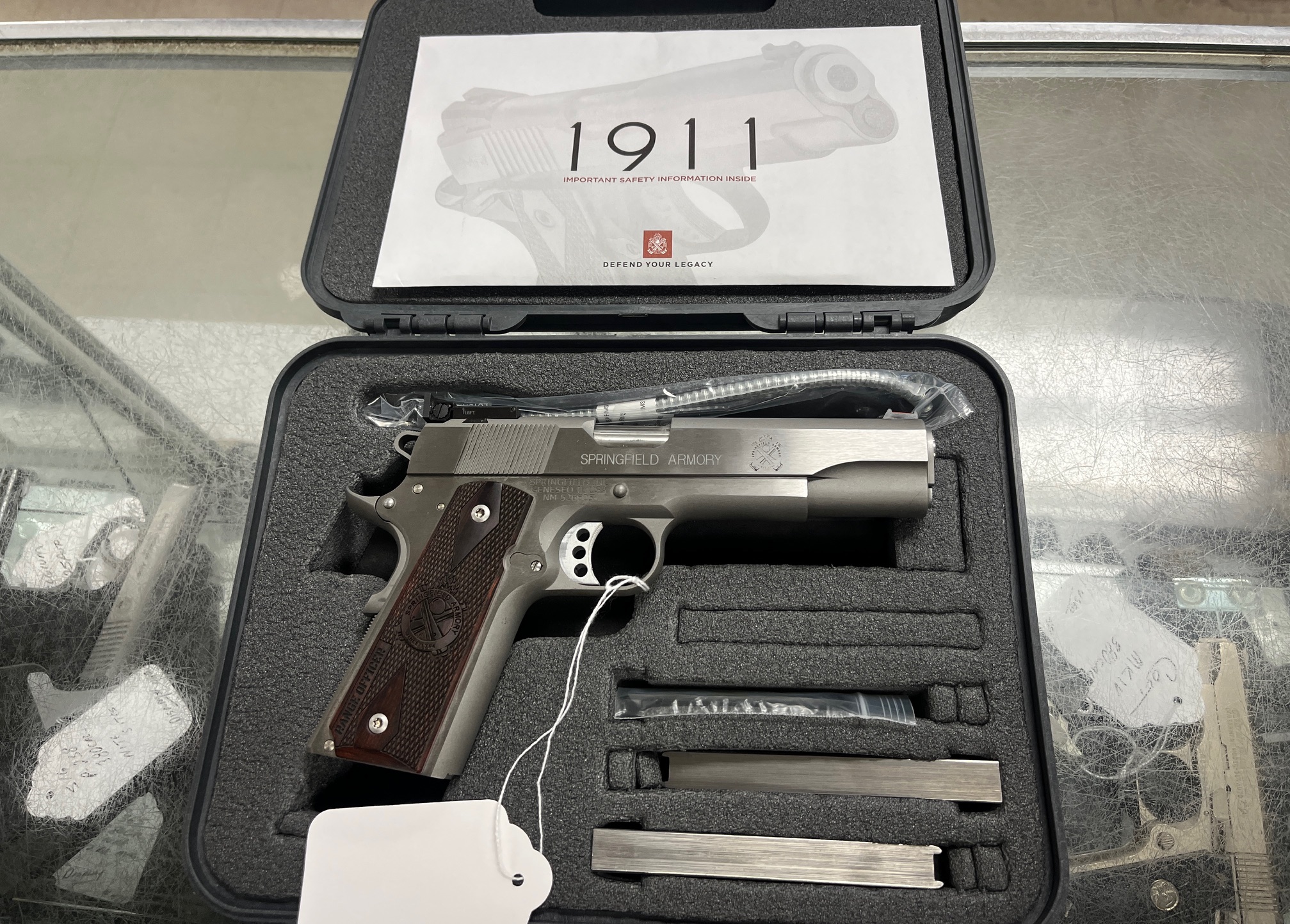 USED Springfield Armory 1911 Stainless Range Officer 9mm PI9122L