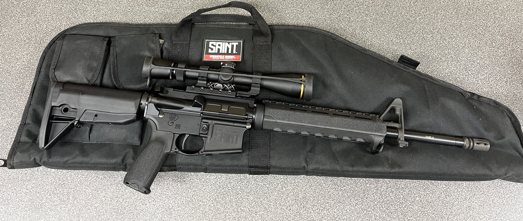 Used Springfield Armory SAINT 16" Black w/ Leupold VX-3HD 4.5-14x40 AR-15