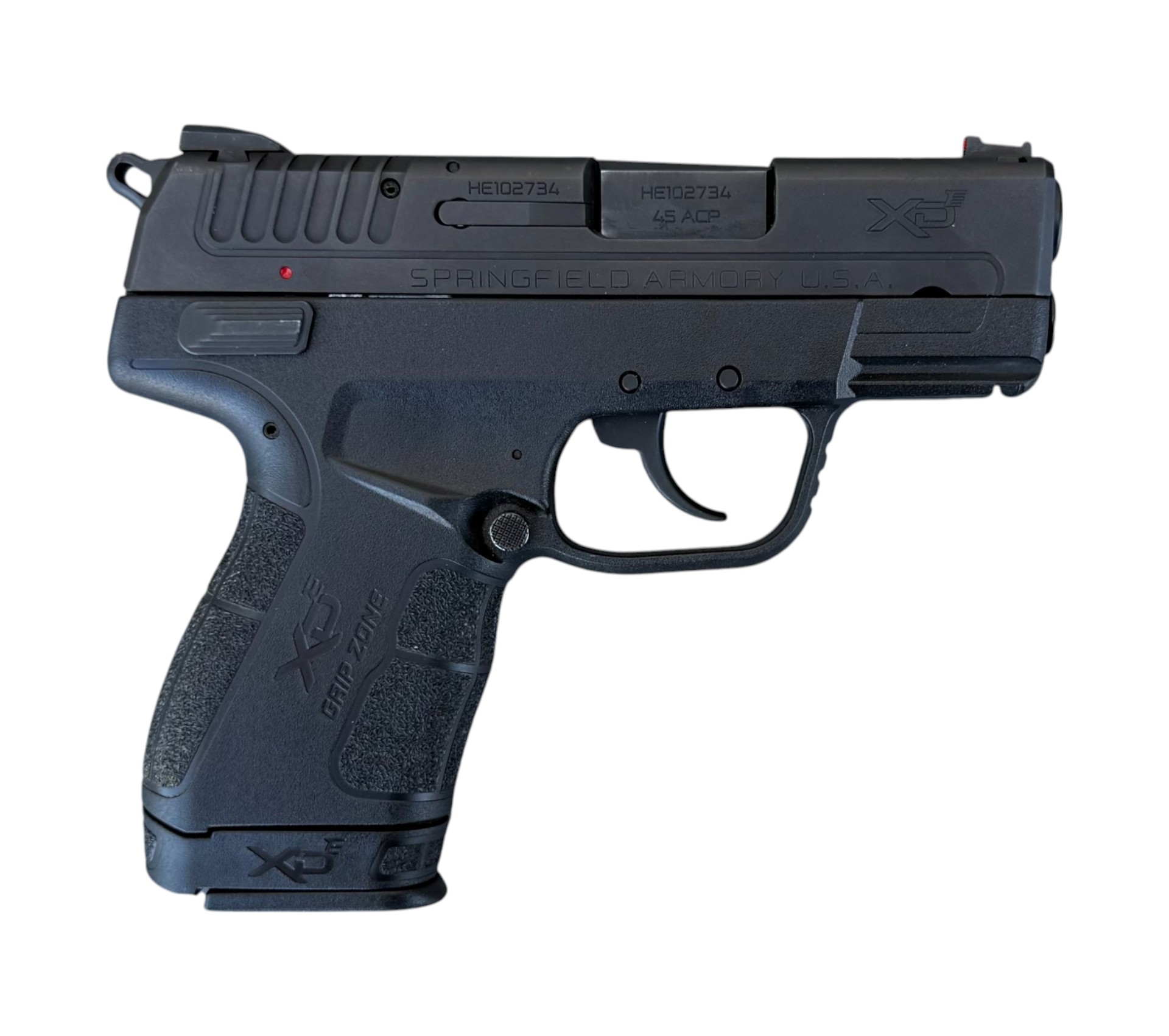 Used Springfield Armory XDE Compact 45 ACP 7 Round Capacity XD-E XDE93345BE