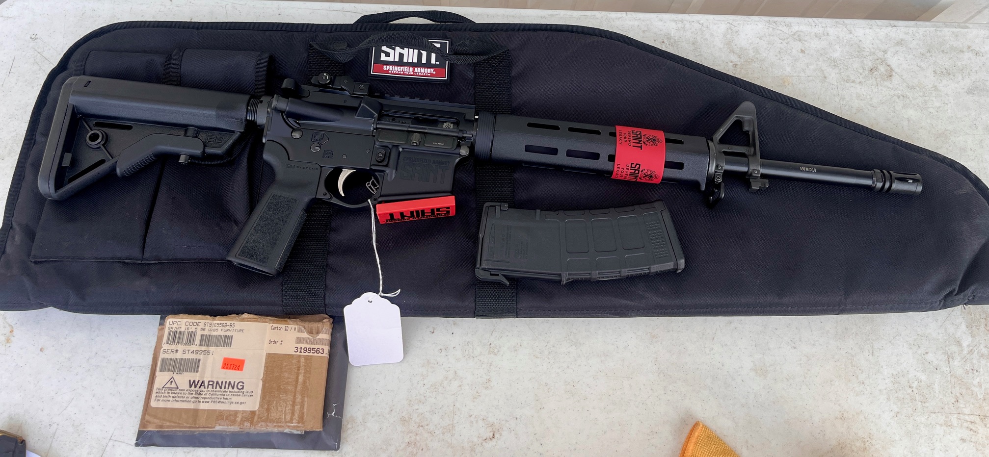Used Springfield Saint B5 Furniture 556 Nato AR15 ST916556B-B5