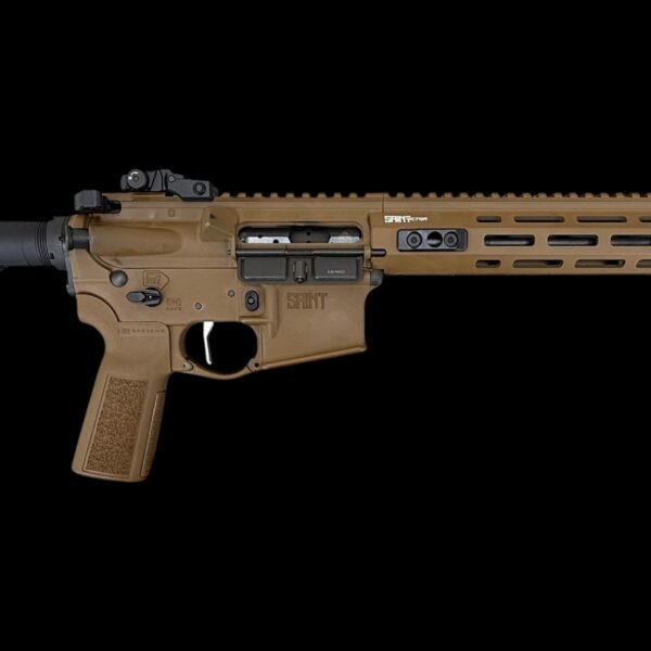 Used Springfield Saint Victor V2 556 Nato Coyote Brown 14.5" Barrel B5 Sure Fire 3 Prong STV914556CBS3P-V2-B5
