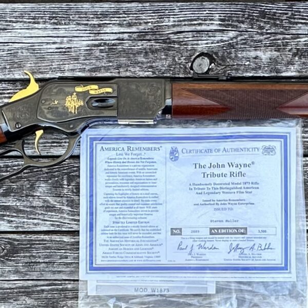 Used Taylor & Co Winchester 1873 45 Colt John Wayne Special Edition