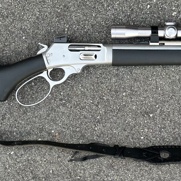 Used Wild West Guns Marlin 1895 Takedown Co-Pilot 475 Mag & 45-70 Leupold Scope Ported 16" Barrel