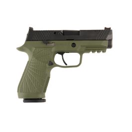 Wilson Combat WCP320 Carry, Action Tuned, Curved Trigger, Green Module